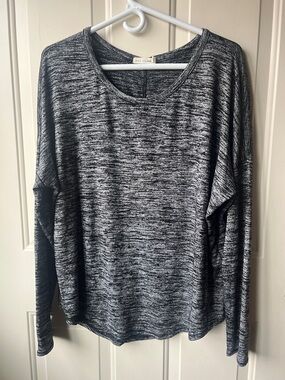 rag & bone scoop neck batwing top